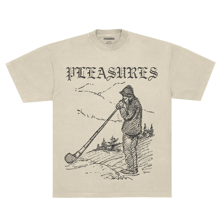 Pleasures Pipe T-Shirt 'Sand'