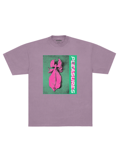 Pleasures Leaf T-Shirt 'Mauve'