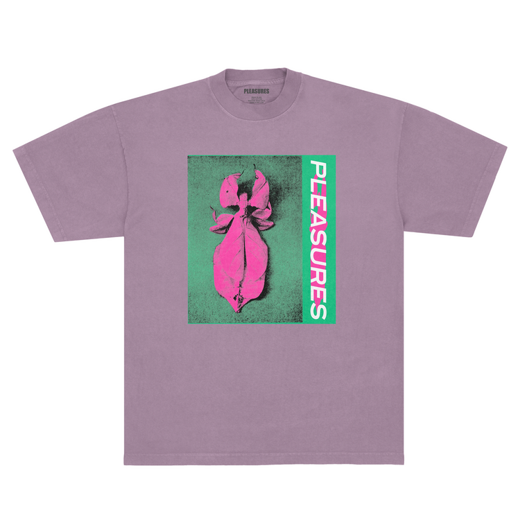 Pleasures Leaf T-Shirt 'Mauve'