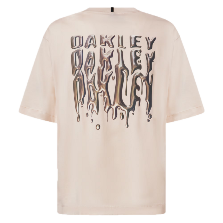 OAKLEY Stacked Metal Tee 'New Granite Grey'