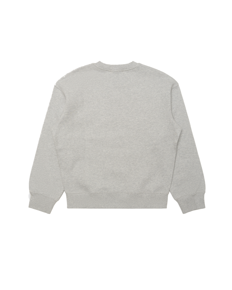 Pointer Brand Chest Logo Crewneck 'Grey Marl Garment Washed'