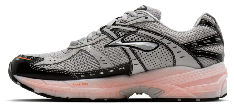 Brooks Adrenaline GTS 10 Sneakers 'Quiet Grey/Black/Coral Rose'