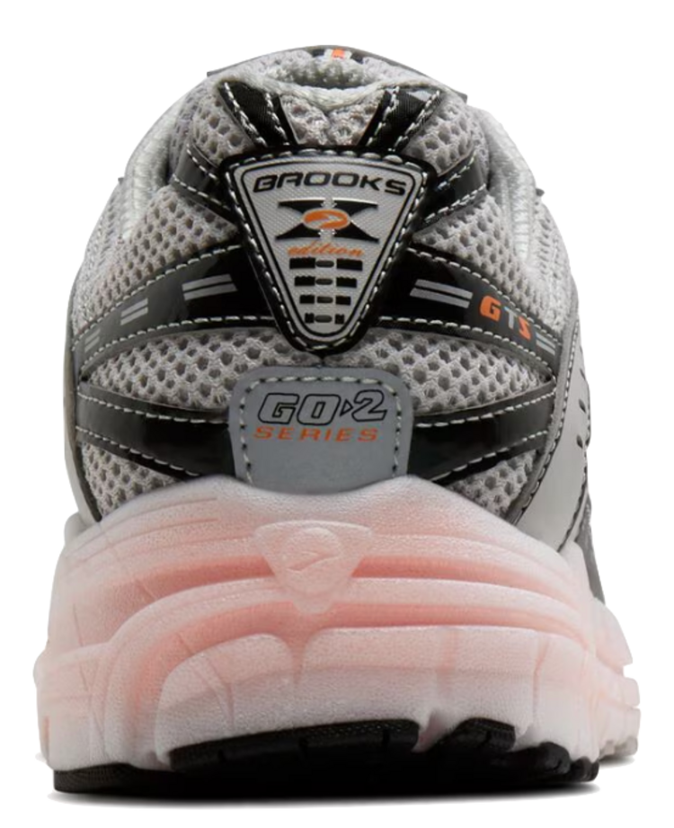 Brooks Adrenaline GTS 10 Sneakers 'Quiet Grey/Black/Coral Rose'