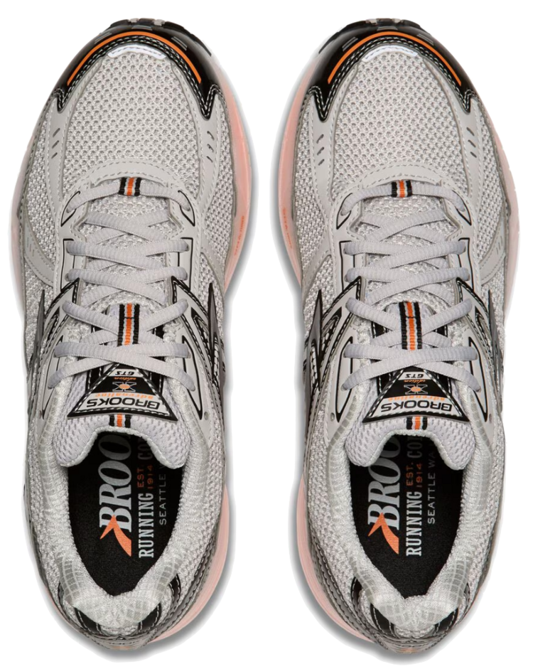 Brooks Adrenaline GTS 10 Sneakers 'Quiet Grey/Black/Coral Rose'