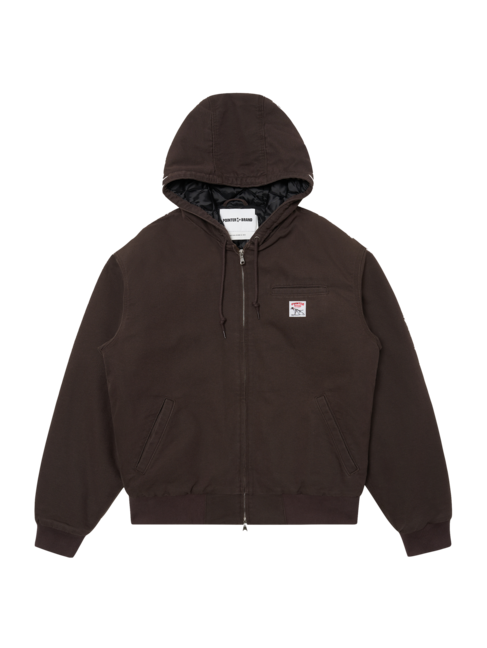Pointer Brand Easy Work Padded Jacket 'Slate Black Garment Washed'