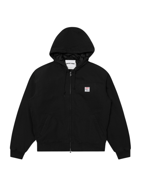 Pointer Brand Easy Work Padded Jacket 'Black Garment Washed'