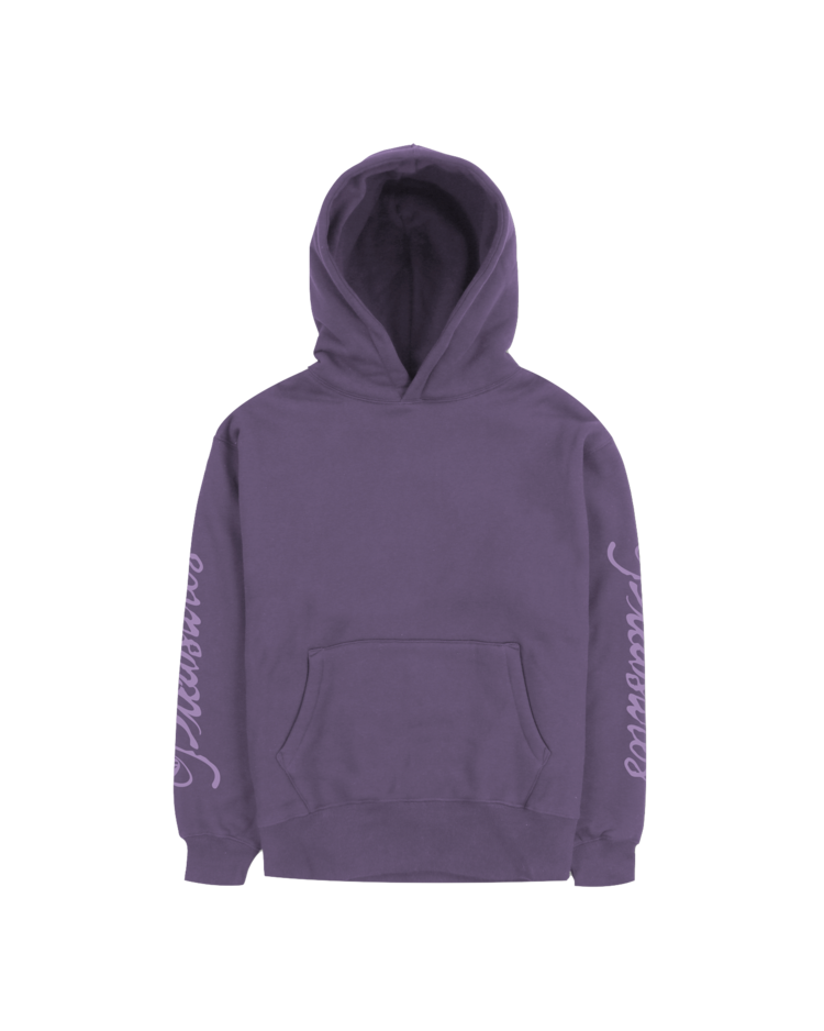 Pleasures Scrawl Hoodie 'Eggplant'