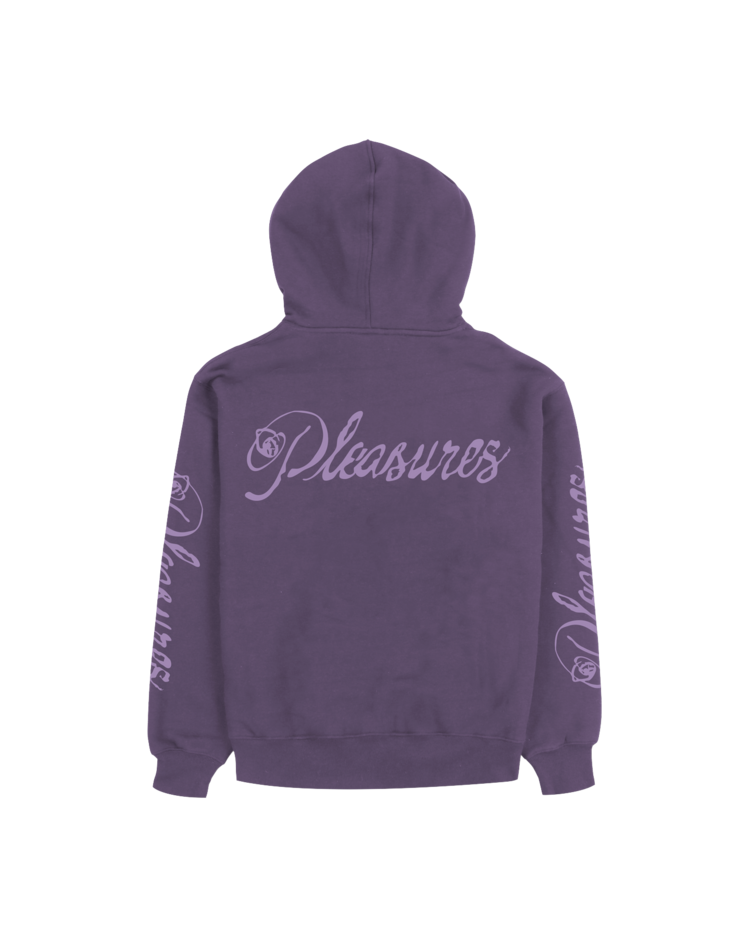 Pleasures Scrawl Hoodie 'Eggplant'