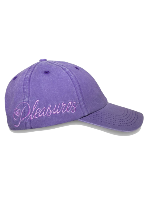 Pleasures Scrawl Polo Cap 'Eggplant'
