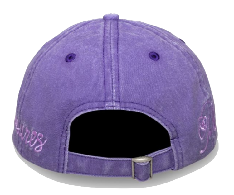 Pleasures Scrawl Polo Cap 'Eggplant'