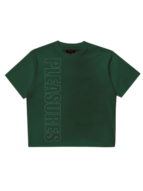 Pleasures Outline Heavyweight T-Shirt 'Green'