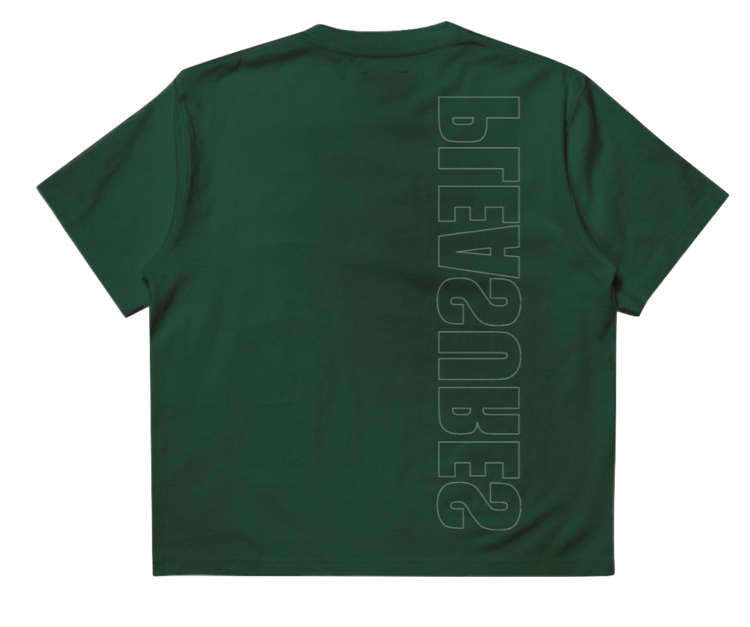 Pleasures Outline Heavyweight T-Shirt 'Green'
