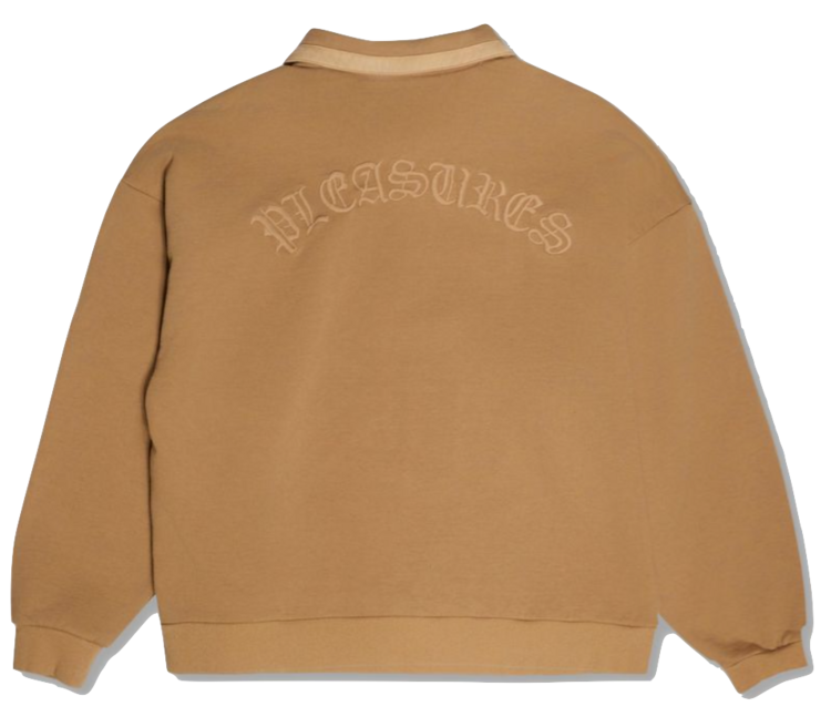 Pleasures Drift Zip Polo 'Tan'