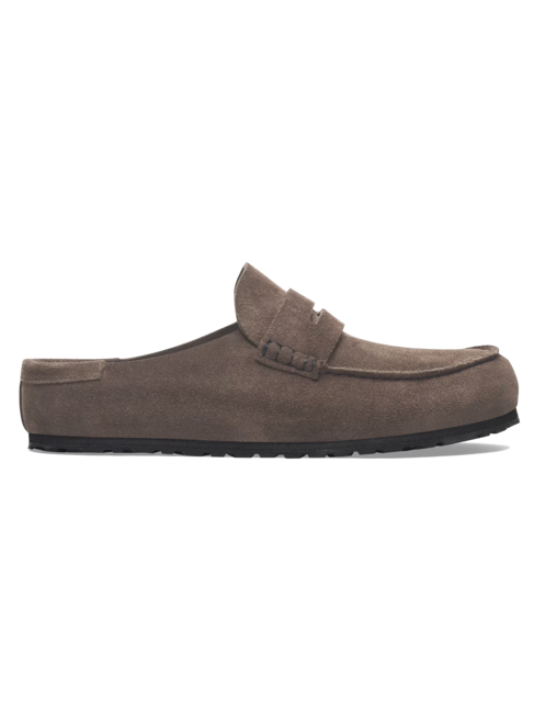 BIRKENSTOCK Naples Wrapped Suede 'Concrete Gray'