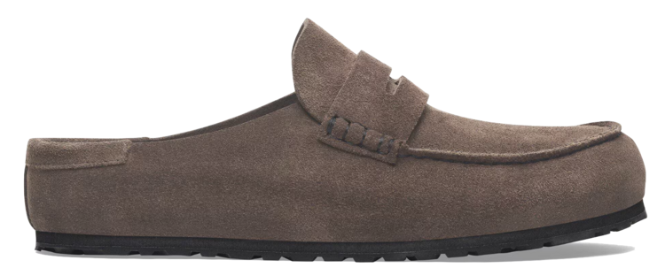 BIRKENSTOCK Naples Wrapped Suede 'Concrete Gray'