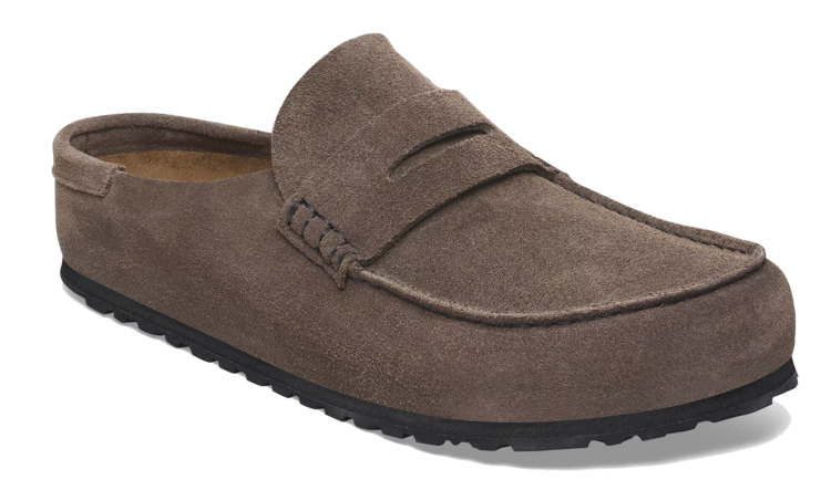 BIRKENSTOCK Naples Wrapped Suede 'Concrete Gray'