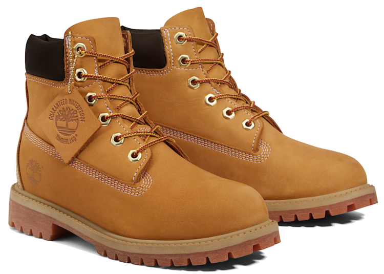 Timberland Premium 6 In Waterproof Boots Junior 'Wheat'