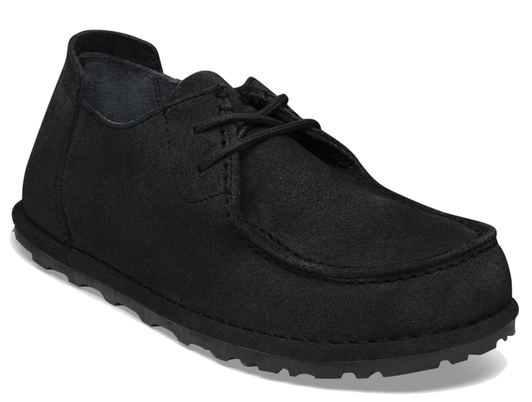 BIRKENSTOCK Utti Lace Suède Shoes 'Black'