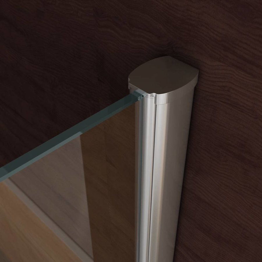 Zijwand Met Muurprofiel 30X200 Cm En 10 Mm Nano Glas