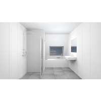 Wandtegels 30x60 glans wit gekalibreerd P/M²