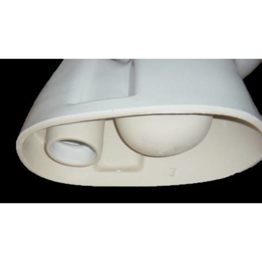 Compleet Toledo duoblok staande toilet van keramiek