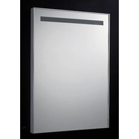 Spiegel 58cm Aluminium met TL Verlichting en schakelaar