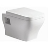 Diepspoel wandclosetpot Sani-Square wit (53.5cm diep)