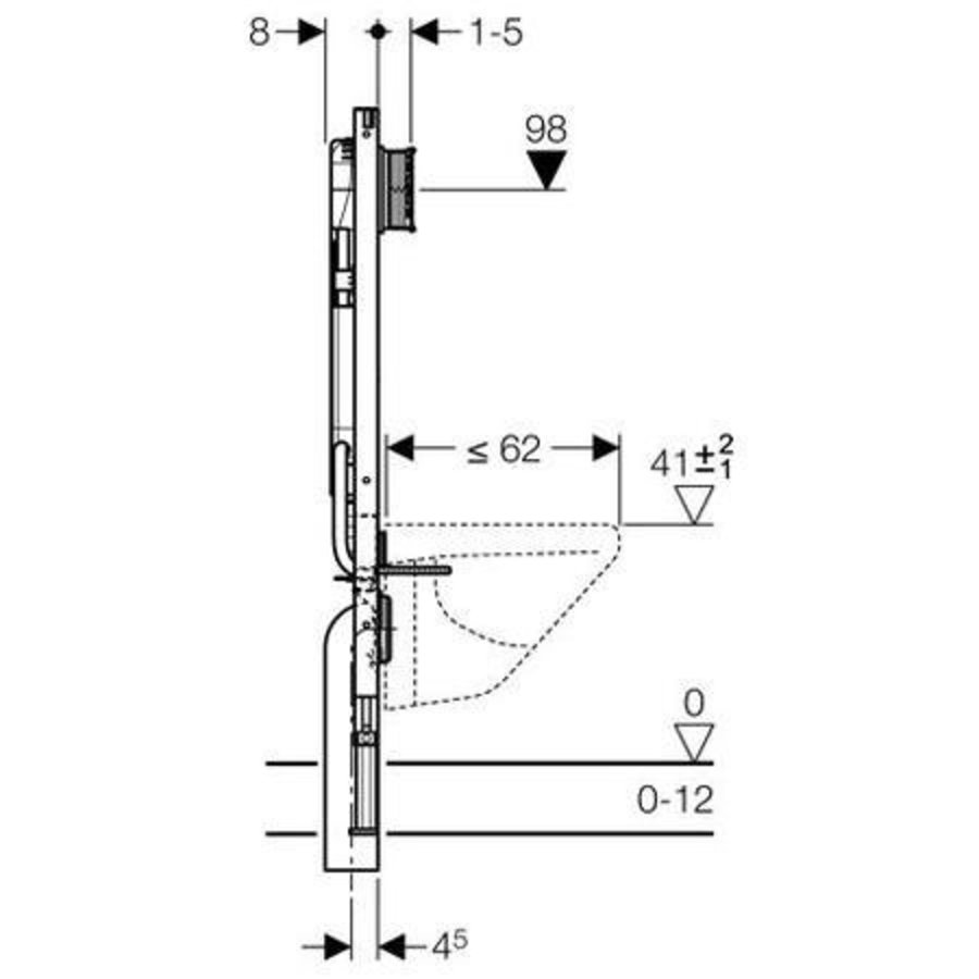 Duofix Up720 Ruimtebesparend Inbouwreservoir
