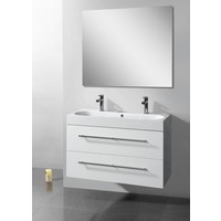 Badmeubel Compact Line Hoogglans wit 100cm