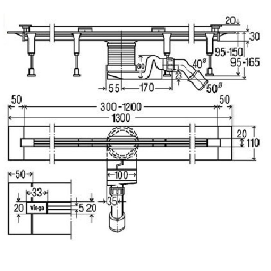 Advantix Vario Douchegoot 30 T/M 120 Cm