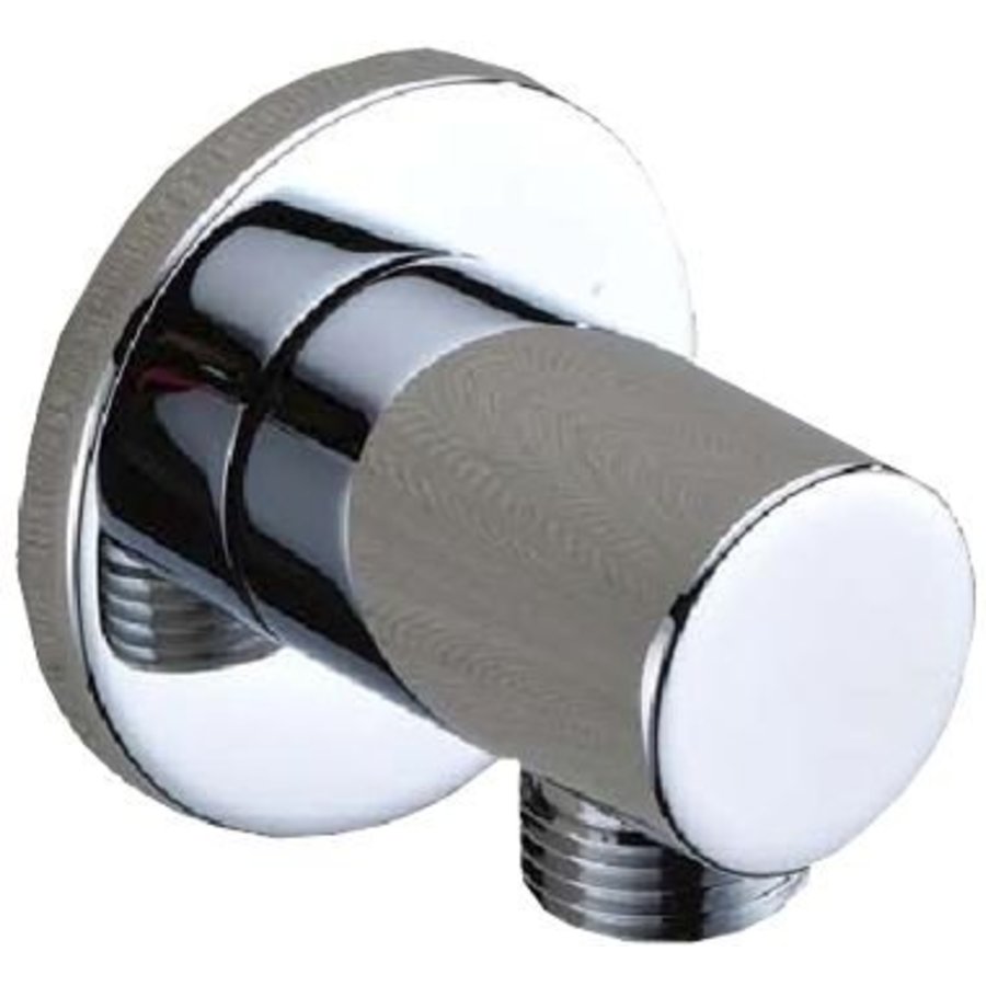 Luxe Messing Muur Doucheaansluiting Rond 1/2" Chroom