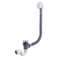 Luxe Badplug-Overloopcomb. + Klikwaste Chroom