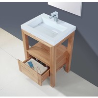 Badmeubel Robusta Senza 60cm massief Geolied Eiken