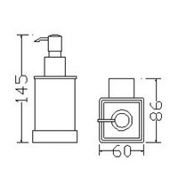 Eros Zeepdispenser Chroom