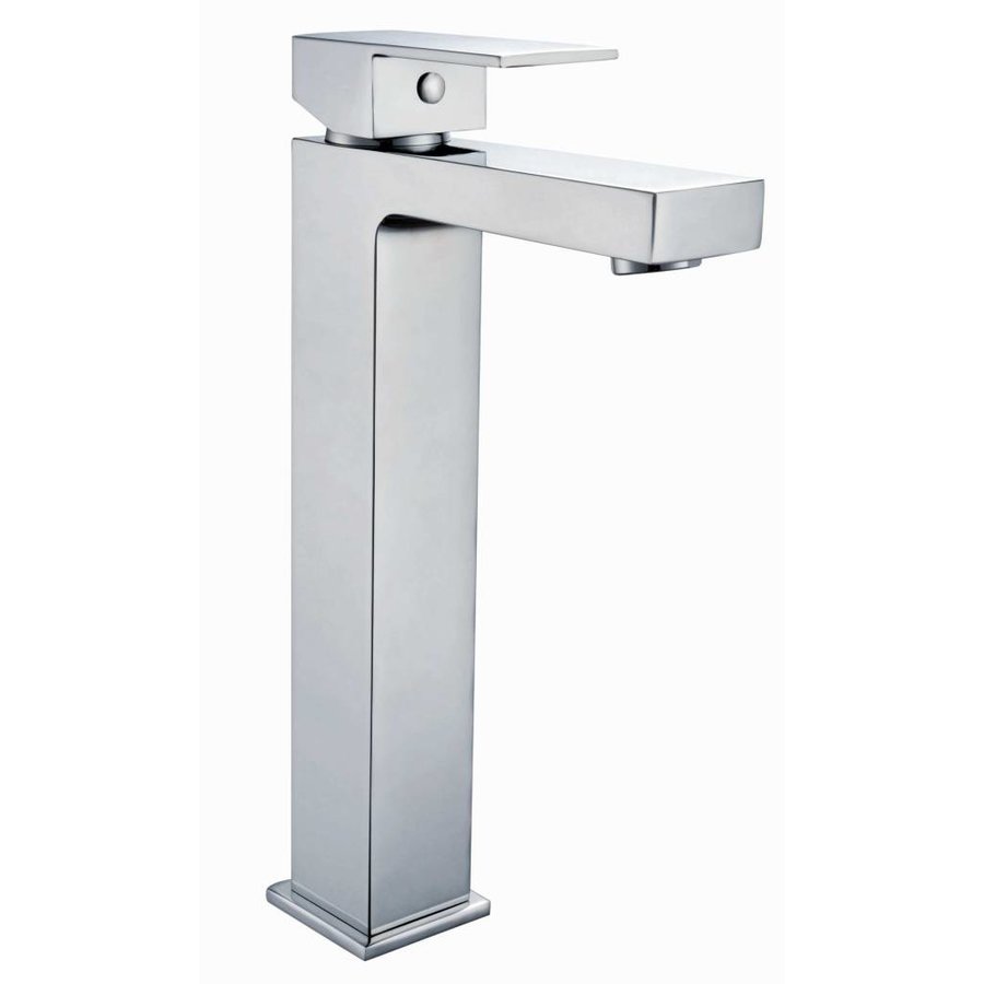 Hoge wastafelkraan vierkant