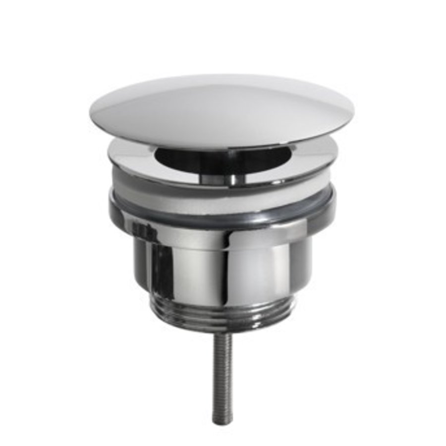 Luxe Vaste Waste Niet Afsluitbaar 5/4" Chroom