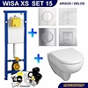 Wisa XS Toiletset 15 Sphinx 300 Rimfree met Argos/Delos drukplaat