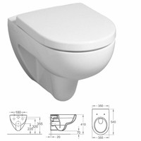 XS Toiletset 15 Sphinx 300 Rimfree met Argos/Delos drukplaat