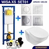 Wisa Xs Toiletset 01 Basic Wandcloset Softclose Met Argos/Delos Drukplaat