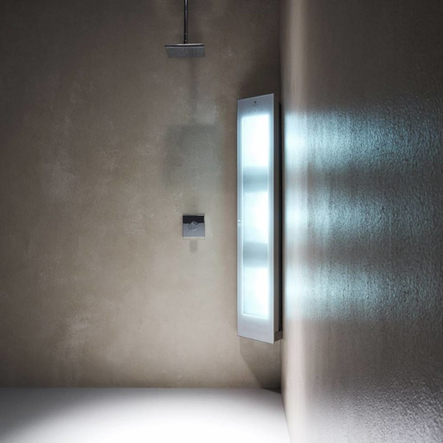 Sunshower UV en Infrarood Combi White Opbouwapparaat 29x144x22.8 cm Aluminium