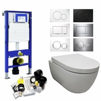 Up320 Toiletset 08 Aqua Royal Easyflush Rimfree 48Cm Compact Met Sigma Drukplaat