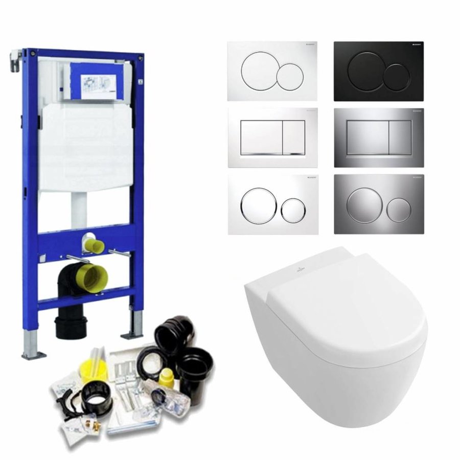 Up320 Toiletset 11 V&B Subway 2.0 Compact Met Sigma Drukplaat