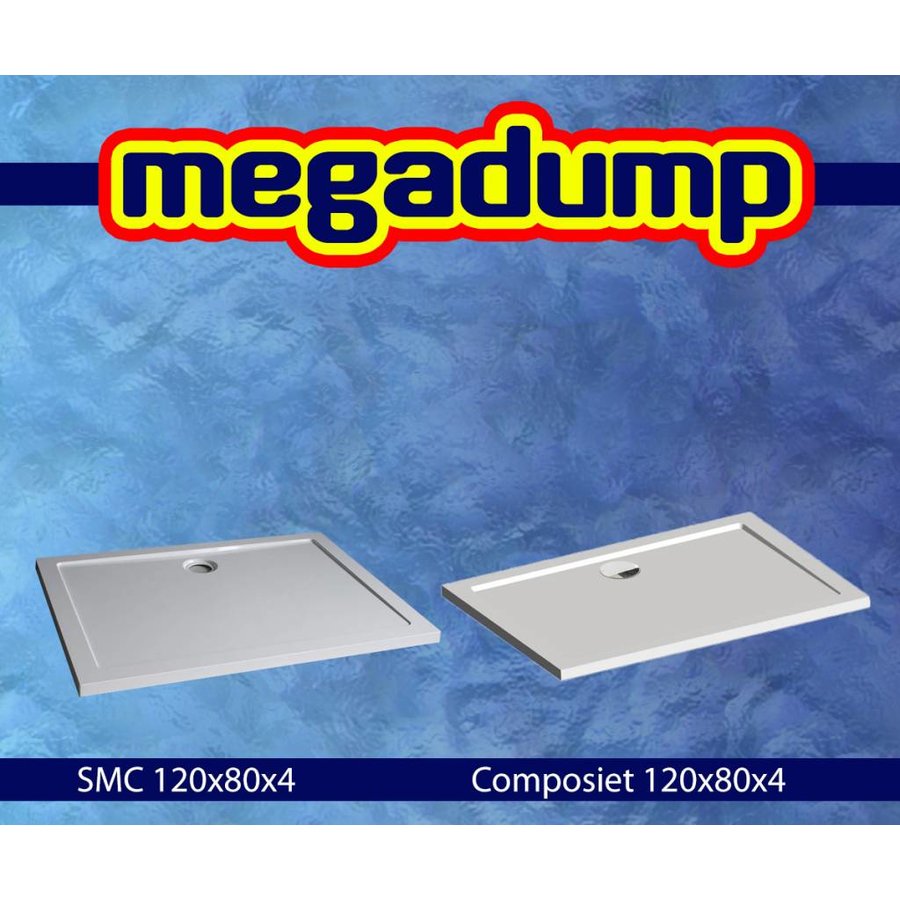 Douchecabine 80x120x200 cm schuifdeur met anti kalk behandeling