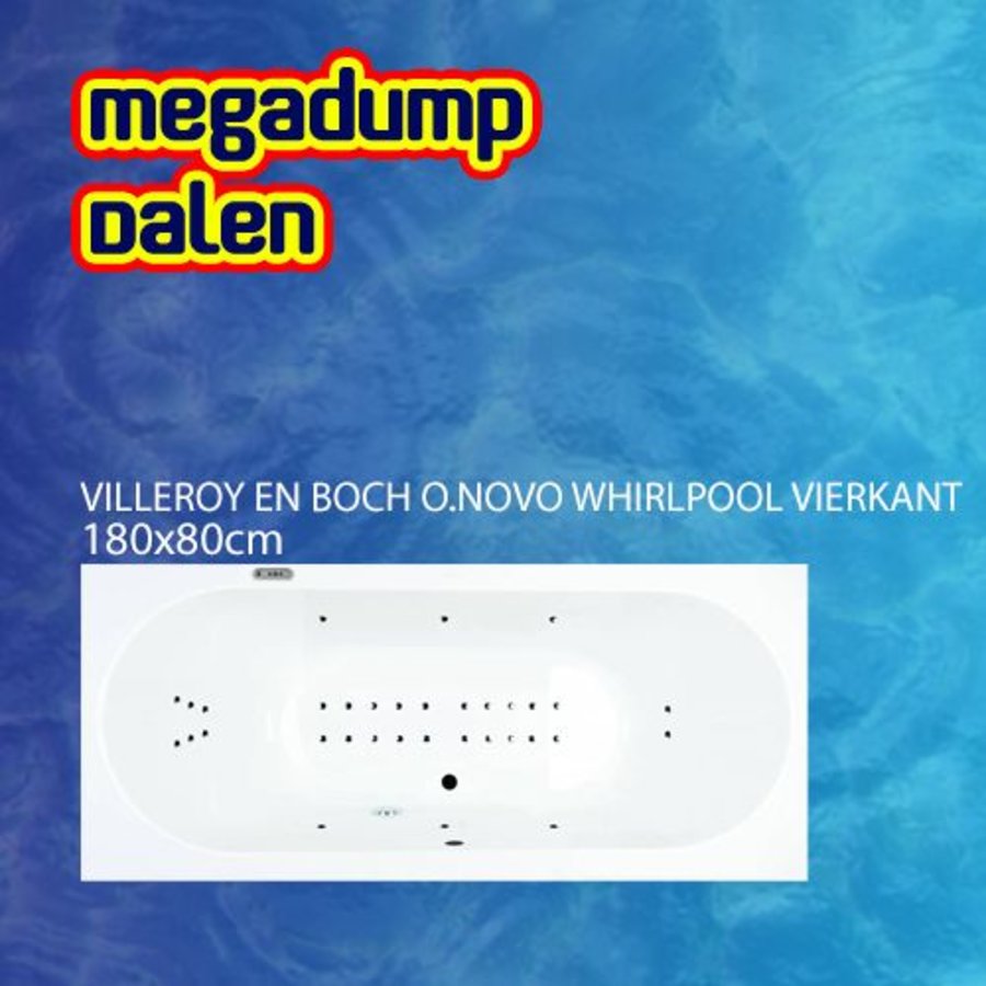 O.Novo whirlpool rond 180x80x50 cm sportpakket deluxe