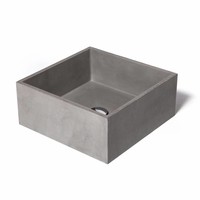 Opzet Wastafel Immissio Beton 39x39x16 cm ( 6 Kleuren)