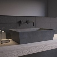 Opzet Wastafel Conicis Beton 59x39x16 cm (6 Kleuren)