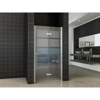 Wiesbaden vouwbare nisdeur 800x2020 rechts 8mm NANO glas