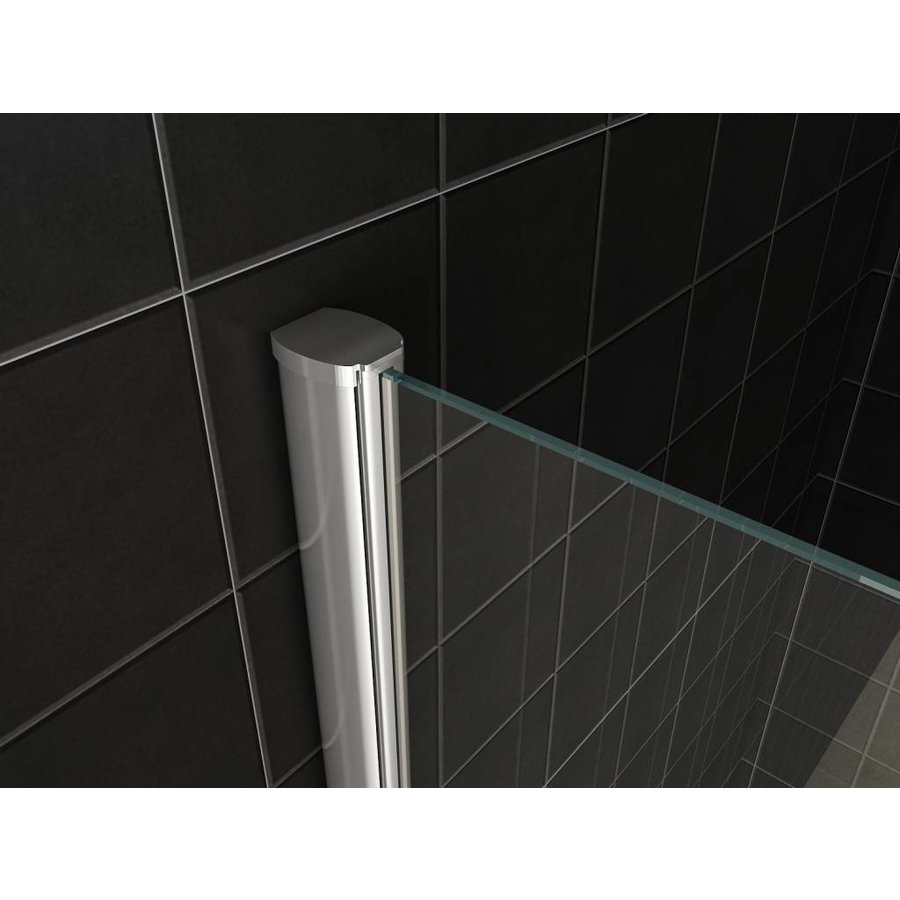 Wiesbaden inloopdouche combinatie-set 1300x800x2000 10mm nano