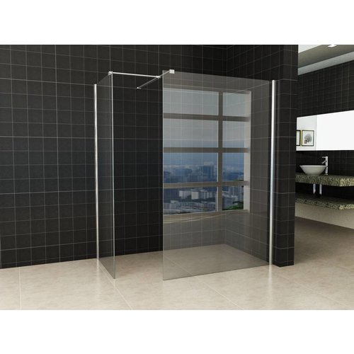 Wiesbaden inloopdouche combinatie-set 1300x800x2000 10mm nano 