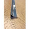 Chroom aluminium bodemstrip lengte 58cm